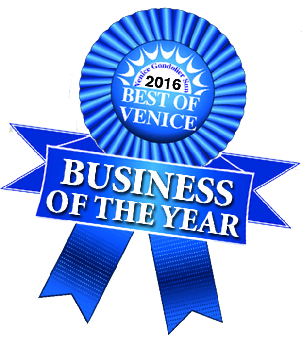 Business of the Year by the Venice Gondolier in 2016